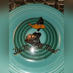 LOONEY TUNES FIESTAWARE WARNER BROS 10" Dinner Plate 1998 DAFFY DUCK 11D